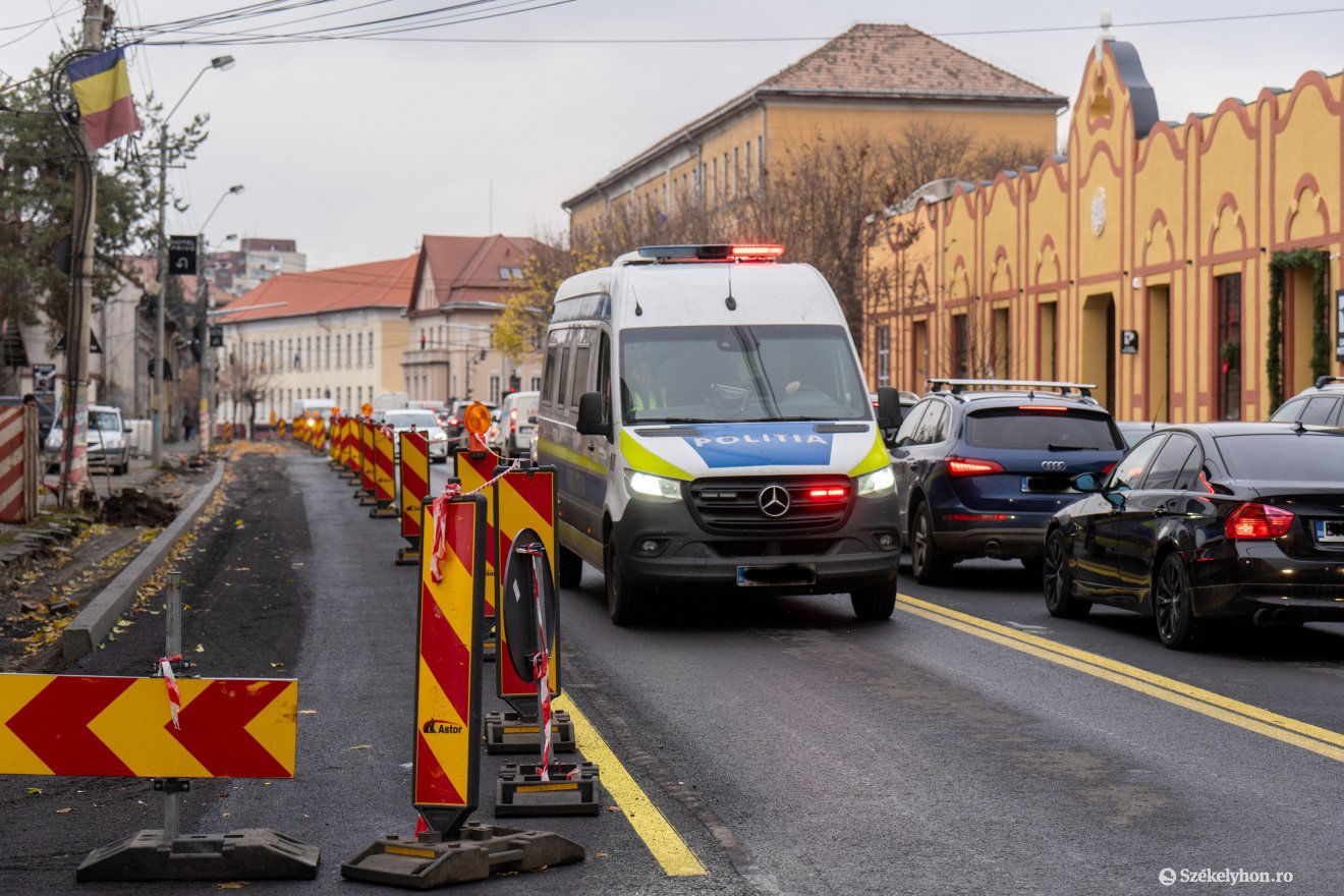 Itt lesz a keréekpársáv •  Fotó: Haáz Vince