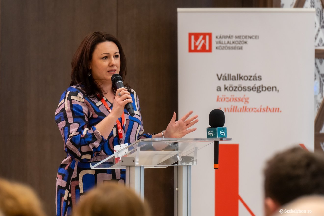 Kozma Mónika, a Pro Economica Alapítvány vezetője •  Fotó: Haáz Vince