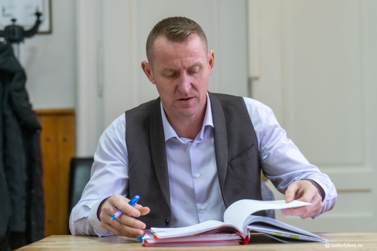 Fülöp László Zsolt polgármester •  Fotó: Haáz Vince