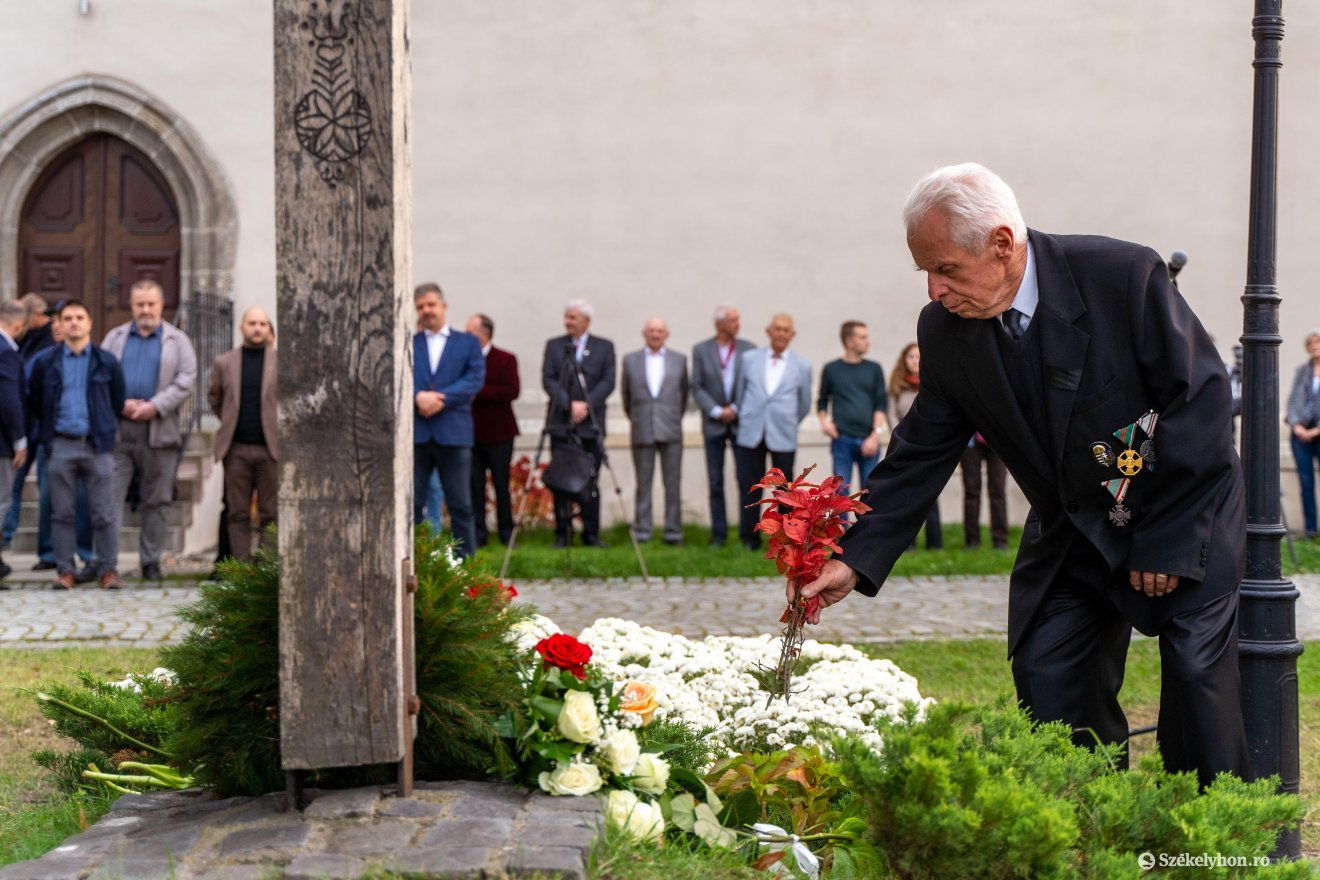 Koszorús Kálmán mindkét megemlékezésen részt vett •  Fotó: Haáz Vince