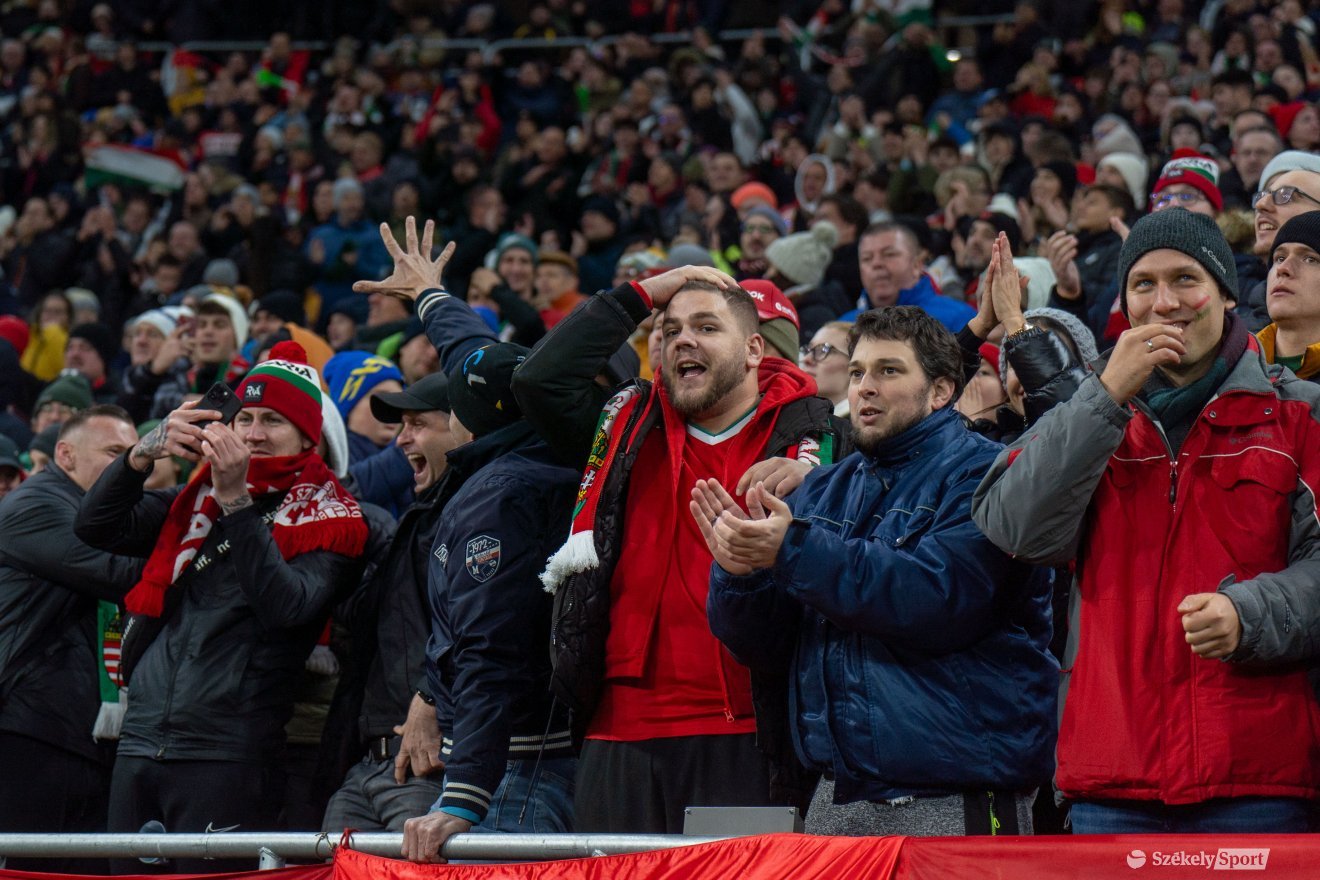 A szurkolók is alig hitték el, csodagólt lőtt Szoboszlai •  Fotó: Haáz Vince