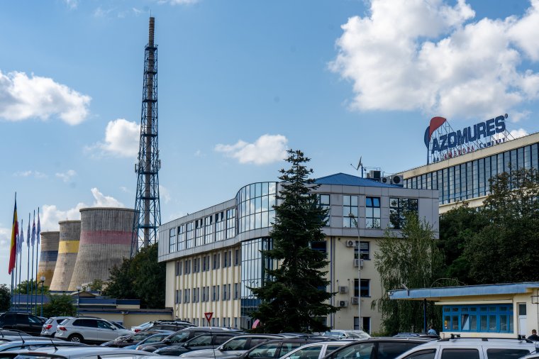 A földgáz drágulása miatt állíthatták le ismét a termelést a marosvásárhelyi Azomureșben