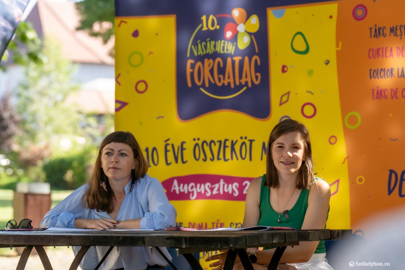 Jakab Orsolya és Szente Katalin. Fáradtan, de elégedetten értékeltek a főszervezők •  Fotó: Haáz Vince