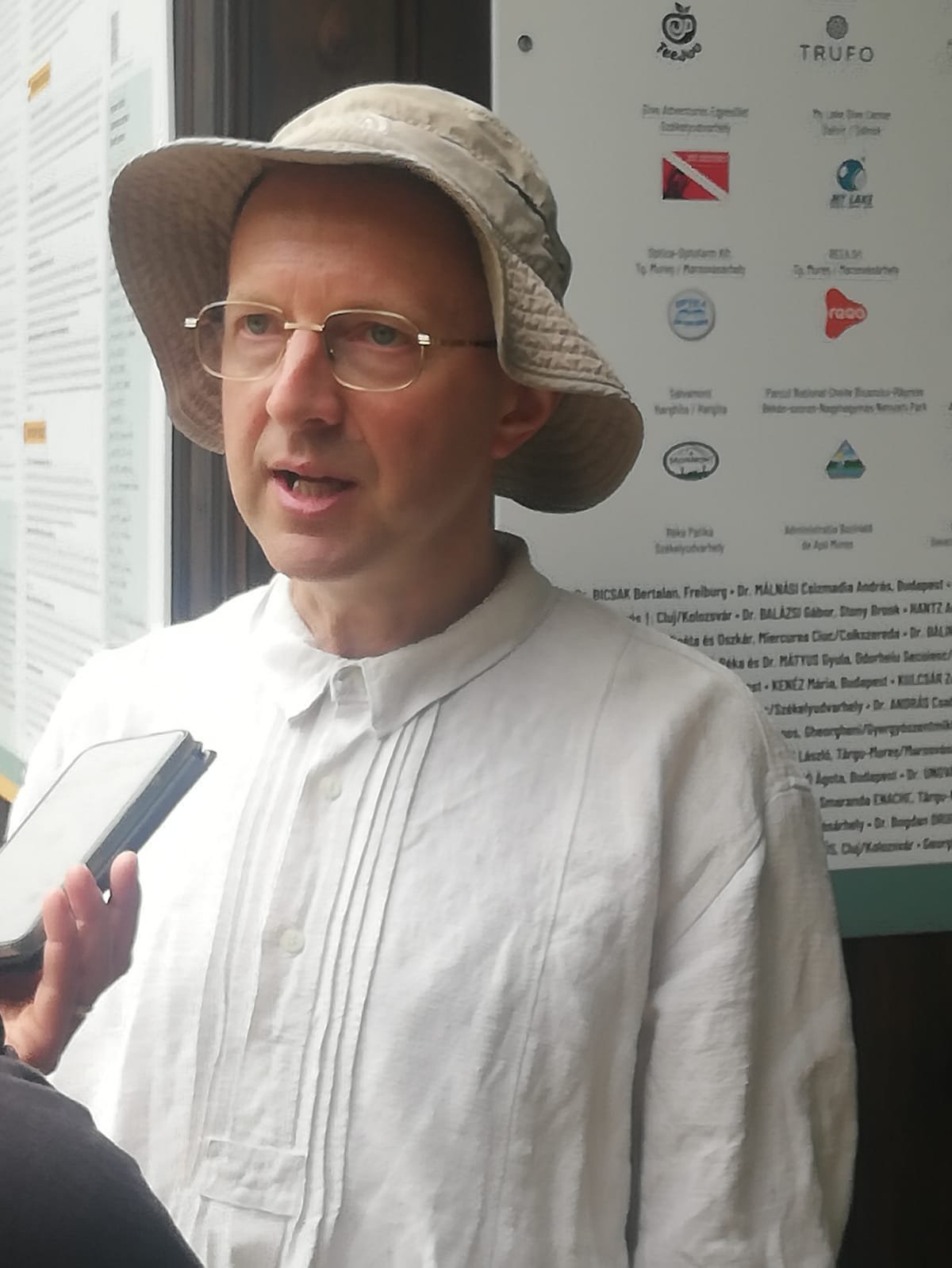 Hantz Péter ismertette a kutatásai eredményeit •  Fotó: Székely Ferencz