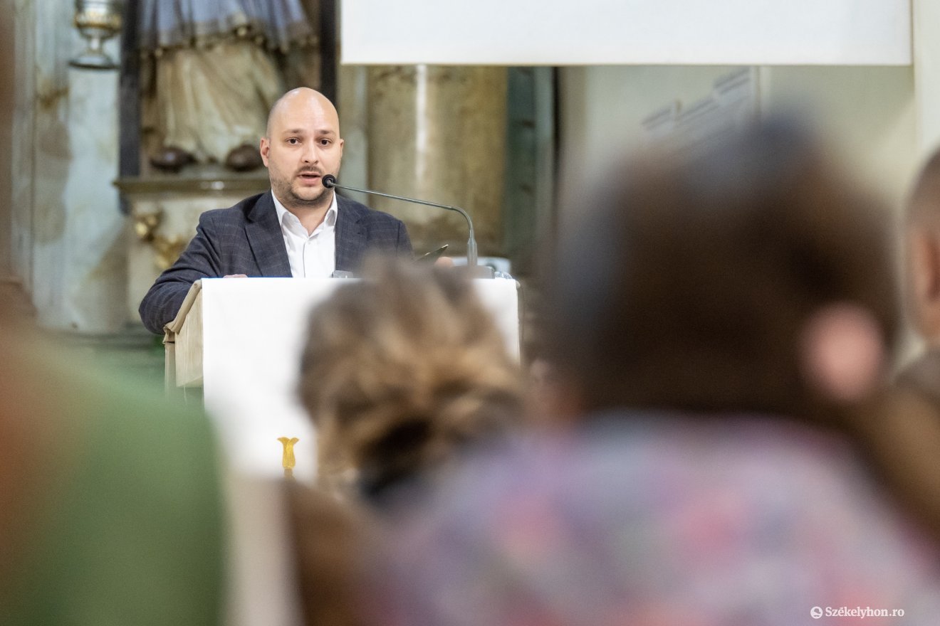 Kovács Mihály Levente: közösségünknek  összetartó ereje van •  Fotó: Haáz Vince