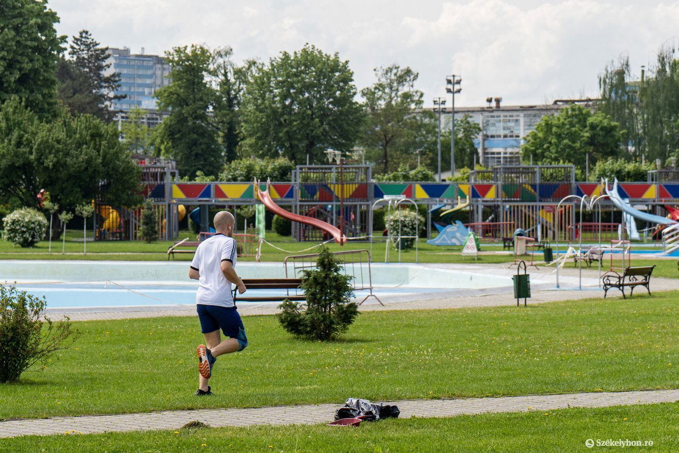 Sportolásra alkalmas a hatalmas zöldövezet •  Fotó: Haáz Vince