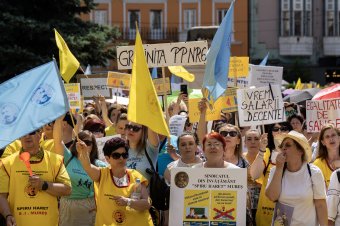 Szakszervezeti vezető: a tanügyi sztrájk akkor ér véget, amikor a kormány elfogadható megoldással áll elő