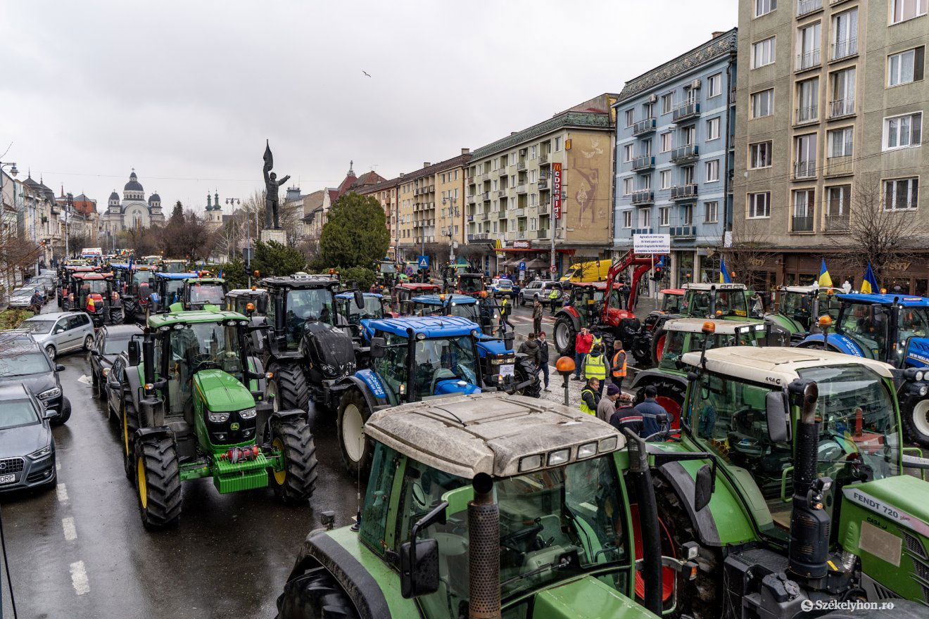 Ilyen volt Vásárhely központja nagypénteken délben •  Fotó: Haáz Vince