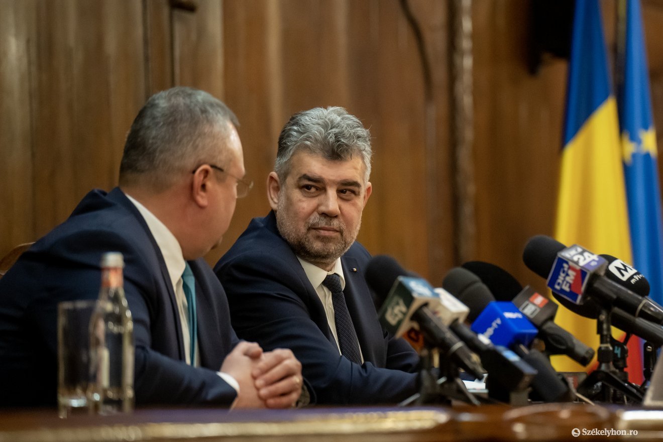 Ciolacu (jobbra) szerint politikai megállapodás van a helyi szintű megállapodásról is •  Fotó: Haáz Vince