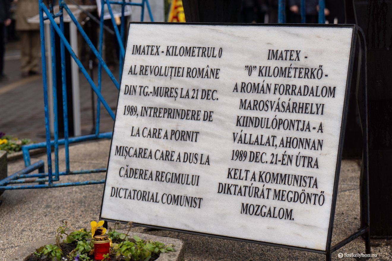Az Imatex volt az egyik gyár, ahonnan utcára vonultak a munkások •  Fotó: Haáz Vince