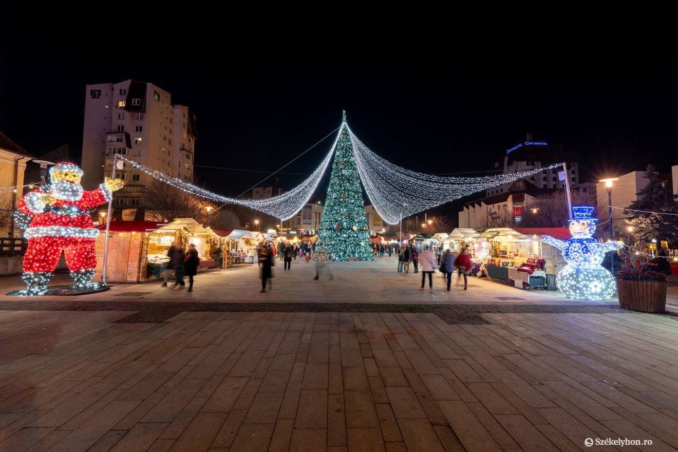 fények, vásár, karácsony