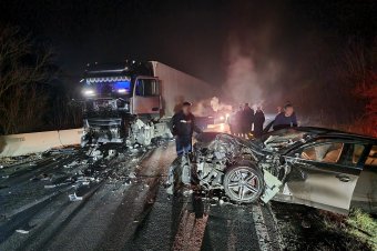 Éjszakai baleset Székelyudvarhely és Farkaslaka között