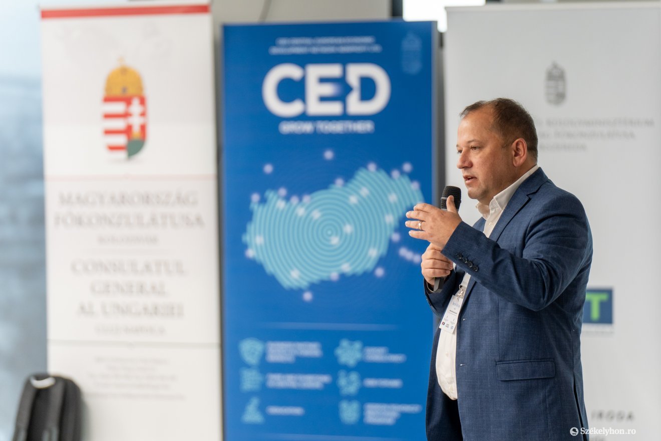 Becze István, a Székely Gazdaszervezetek Egyesületének elnöke: fontos termékpályákban gondolkodni •  Fotó: Haáz Vince