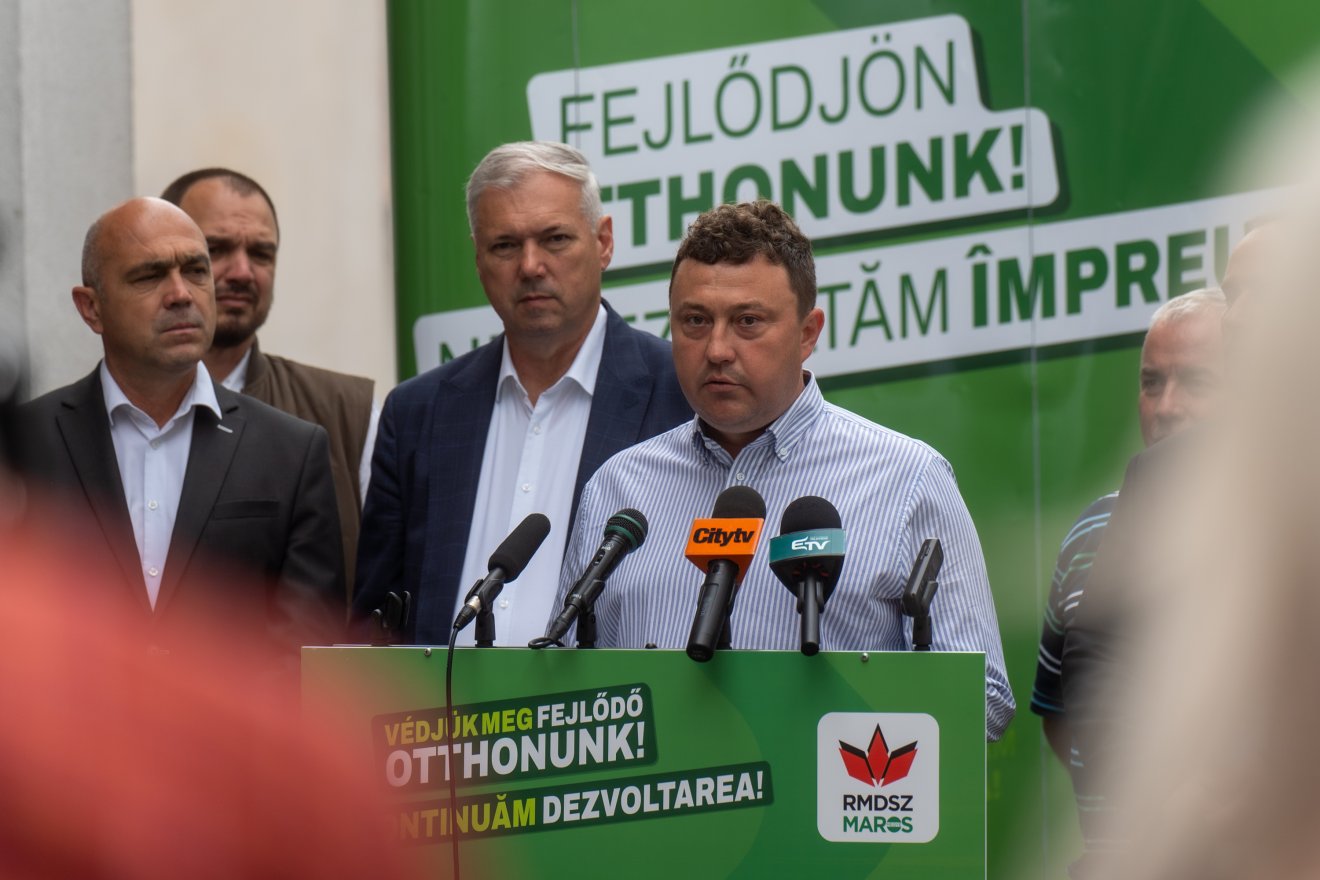 Novák Levente: öt százalékkal nagyobb volt a részvétel a választásokon Maros megyében, mint négy évvel ezelőtt •  Fotó: Haáz Vince