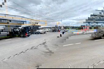 Két kisbusz ütközött Sepsiszentgyörgyön