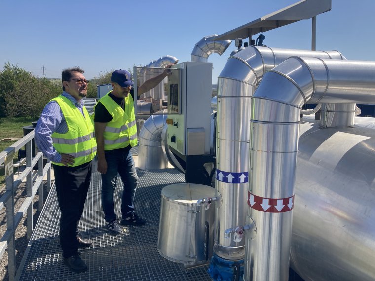 Biogázból villamos és hőenergiát állítanak elő