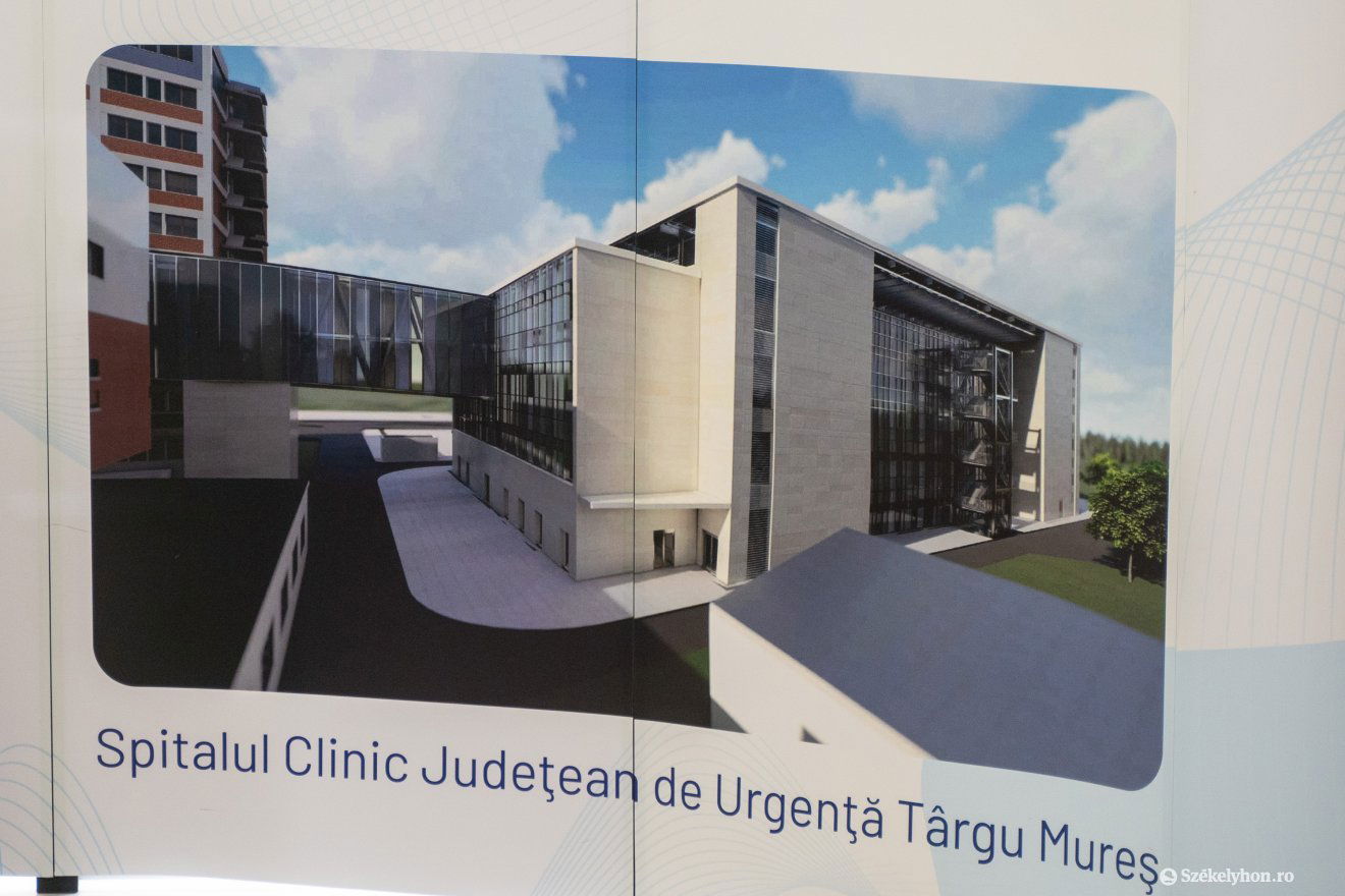Az új kórház látványterve •  Fotó: Haáz Vince