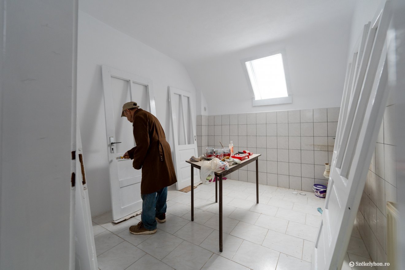 A kántori lakást alakítják ki •  Fotó: Haáz Vince