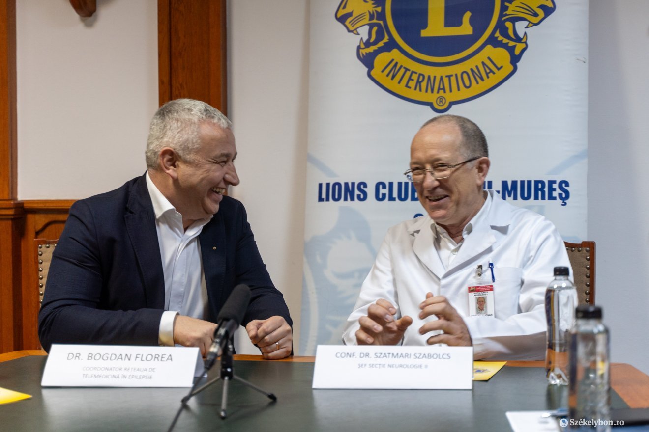 Florea Bogdan és Szatmári Szabolcs főorvosok •  Fotó: Haáz Vince