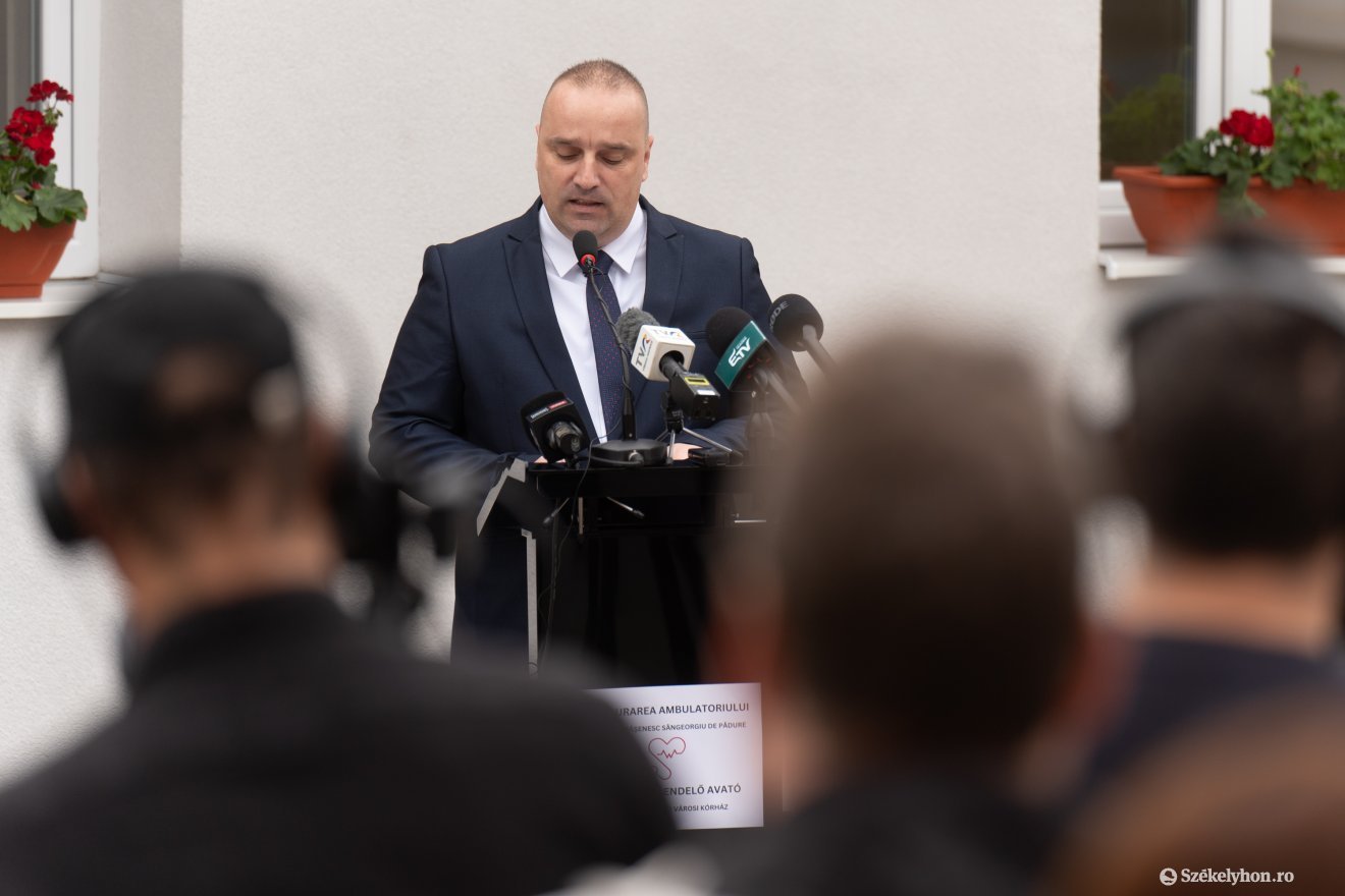 Csibi Attila Zoltán polgármester •  Fotó: Haáz Vince