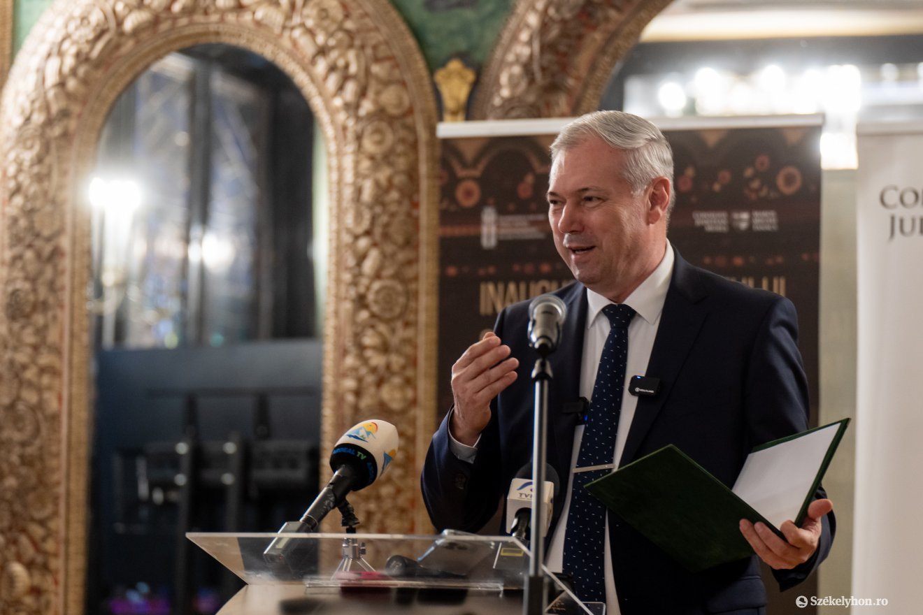 Péter Ferenc, a Maros megyei önkormányzat elnöke •  Fotó: Haáz Vince