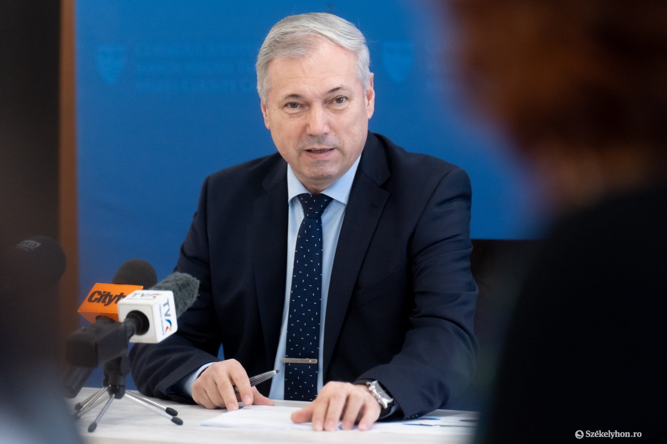 Péter Ferenc, Maros Megye Tanácsának elnöke •  Fotó: Haáz Vince