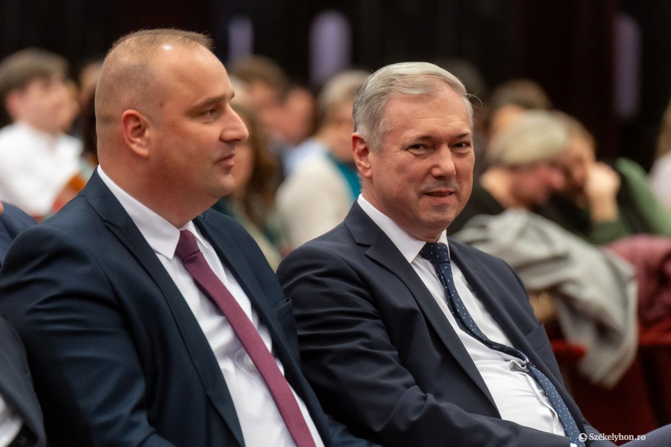 A volt és az új elnök •  Fotó: Haáz Vince