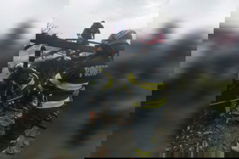 Porrá égett a melléképület