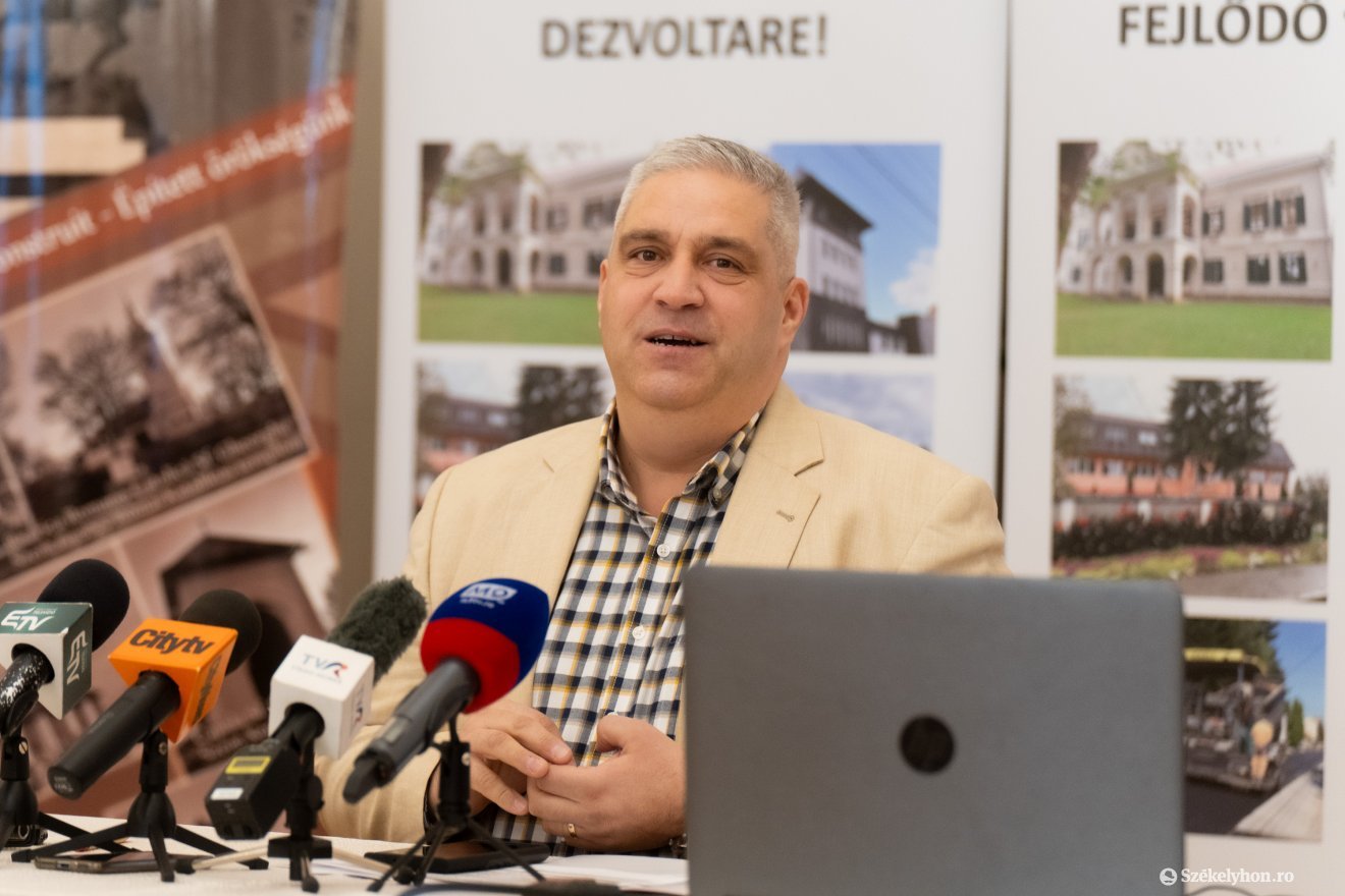 Sófalvi Szabolcs polgármester •  Fotó: Haáz Vince