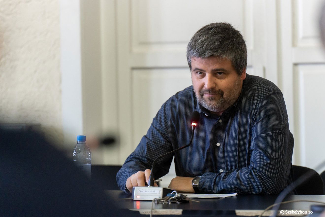 Pápai László a lemondott városi tanácsos •  Fotó: Haáz Vince