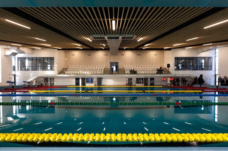 Új tanuszoda Szovátán – fotók