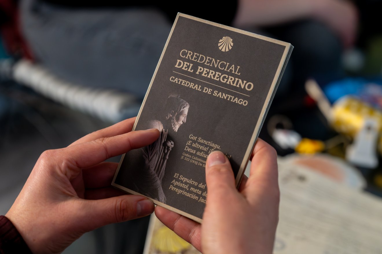 Zarándok-útlevelet is kaptak •  Fotó: Haáz Vince