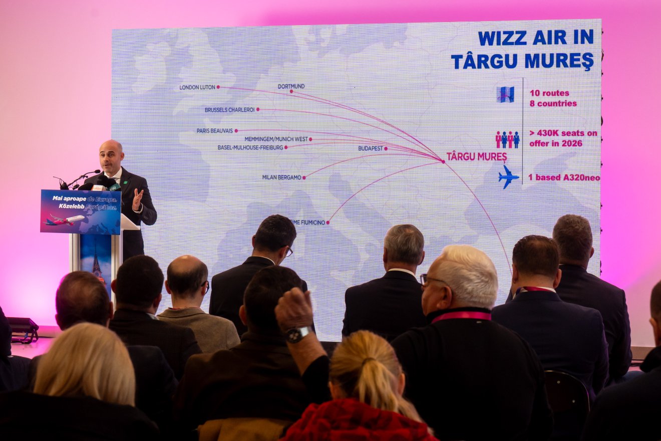 Radó András: bázisgépet hozunk Marosvásárhelyre • Fotó: Haáz Vince