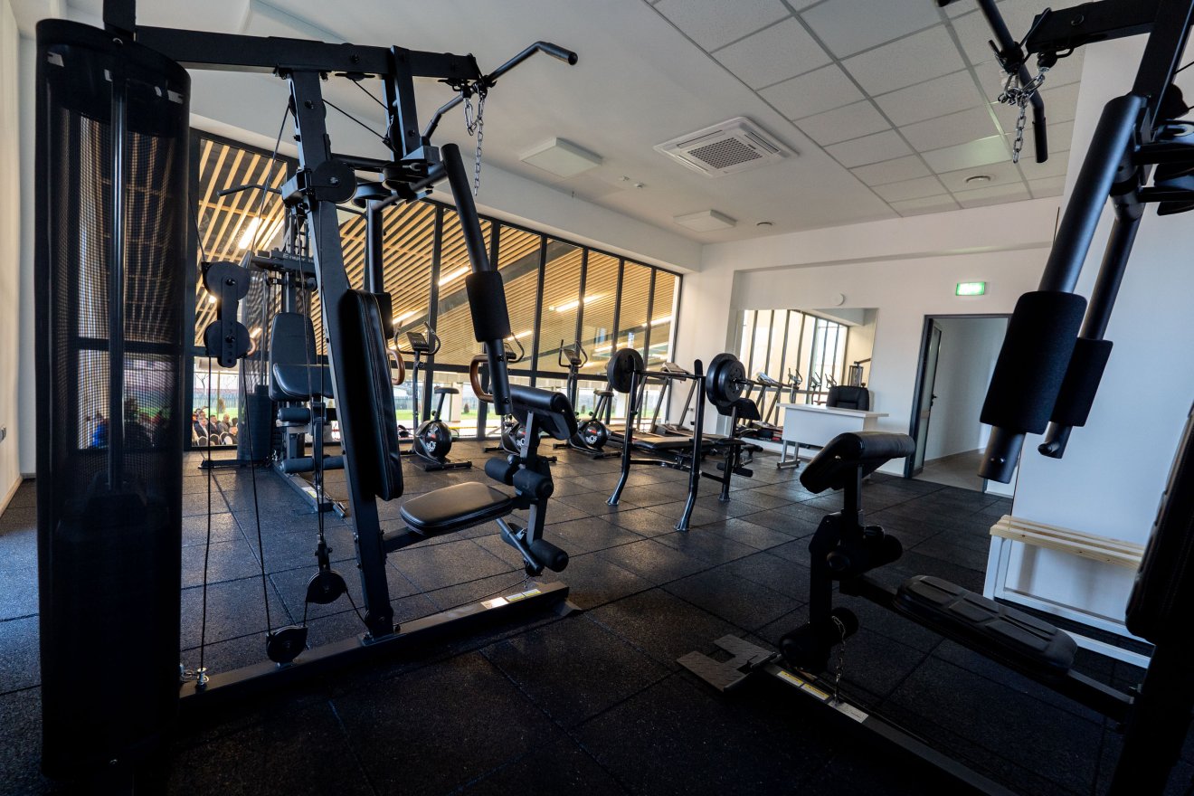 Edzőteremmel is fel van szerelve &bullet;  Fotó: Haáz Vince