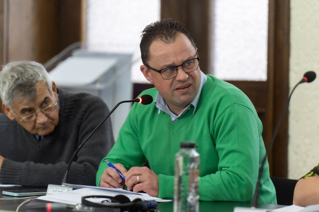 Lemondott tanácsosi tisztségéről Csiki Zsolt • Fotó: Haáz Vince