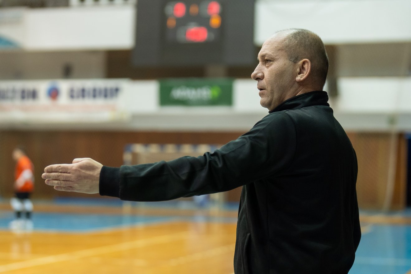 Kacsó Endre: a cél az, hogy a bajnokság folytatására erőnlétileg és taktikailag a legjobban készüljünk fel &bullet;  Fotó: Haáz Vince