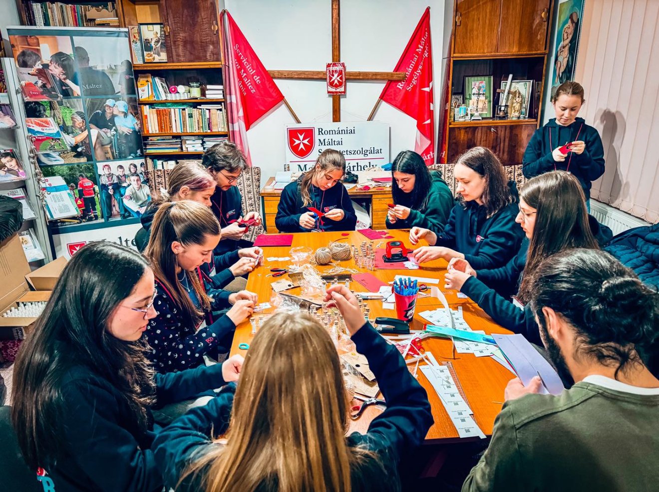 Az előkészültek is fontosak •  Fotó: Marosvásárhelyi Máltai Szeretetszolgálat