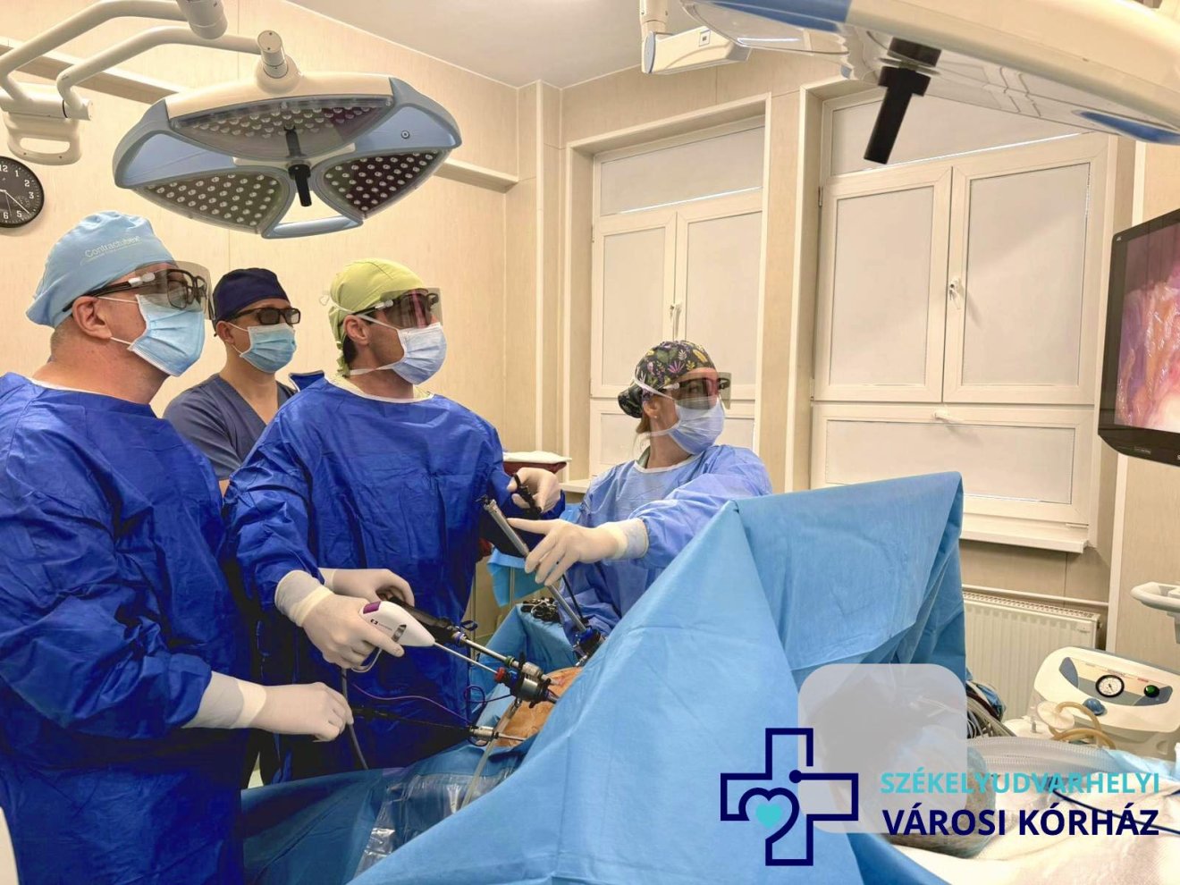 A 3D technológia pontosabb térérzékelést, kisebb szöveti terhelést, rövidebb műtéti időt és gyorsabb gyógyulást tesz lehetővé • Fotó: Székelyudvarhelyi Városi Kórház