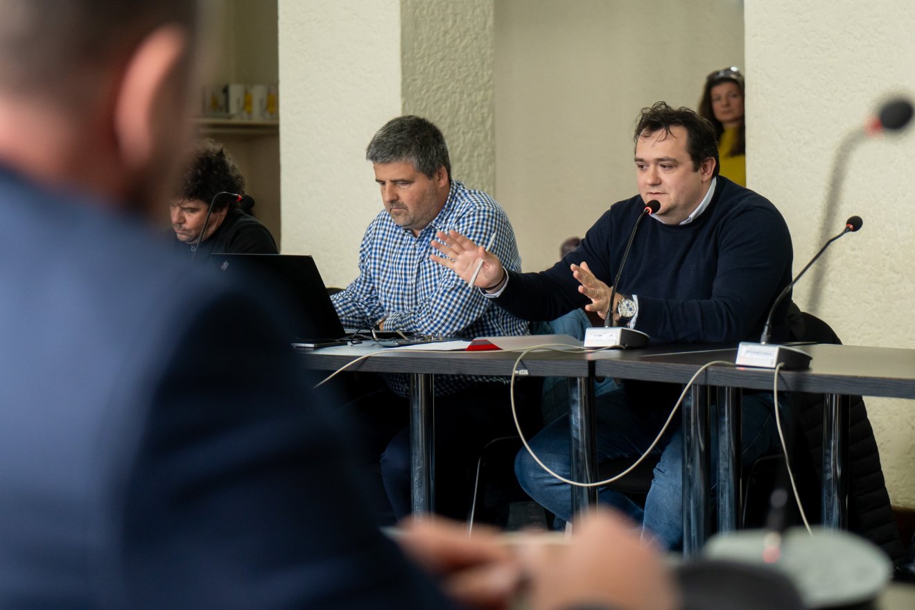 Pápai László és Kali István, a közvita kezdeményezői •  Fotó: Haáz Vince