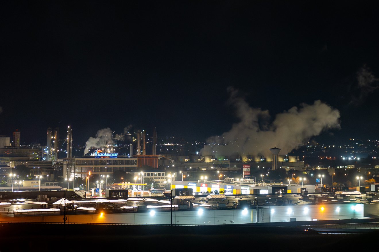 Ipari terület Marosvásárhelyen •  Fotó: Haáz Vince