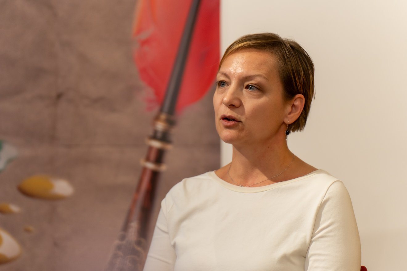 Krisár Ildikó szervező •  Fotó: Haáz Vince