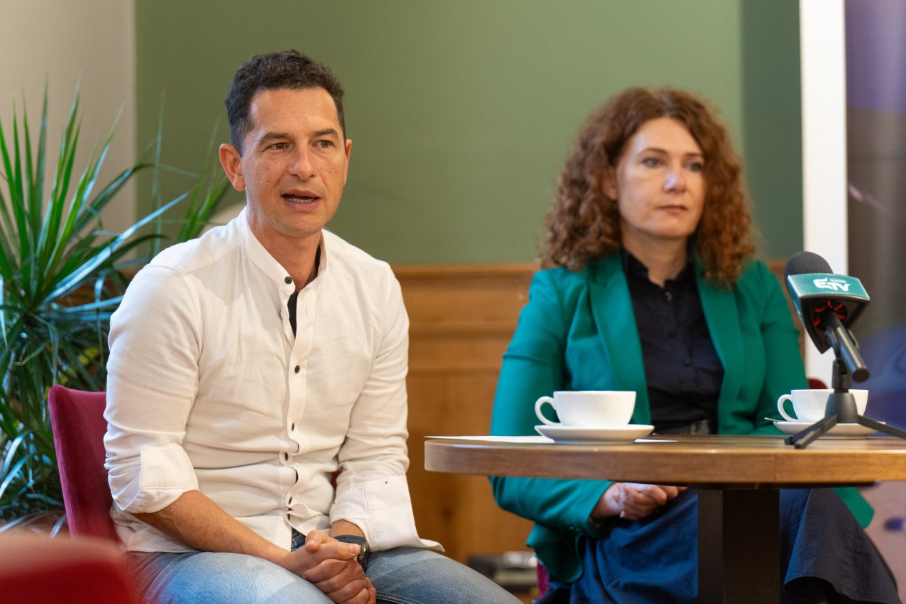 Király István és Makkai Kinga szervezők •  Fotó: Haáz Vince