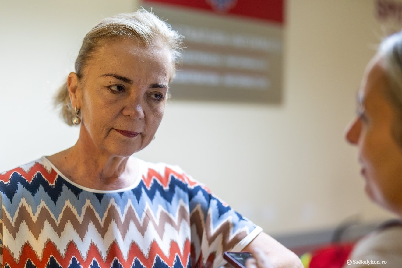 Vass Hajnal, a SMURD főasszisztense: a várakozási idő nem csak rajtunk múlik •  Fotó: Haáz Vince