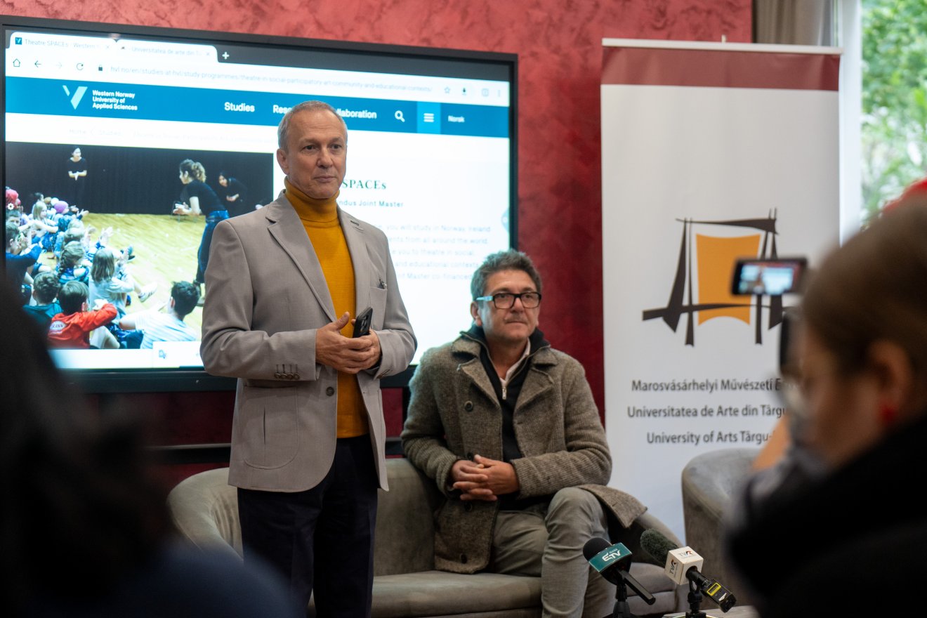 Crișan Sorin, a Művészeti Egyetem rektora •  Fotó: Haáz Vince