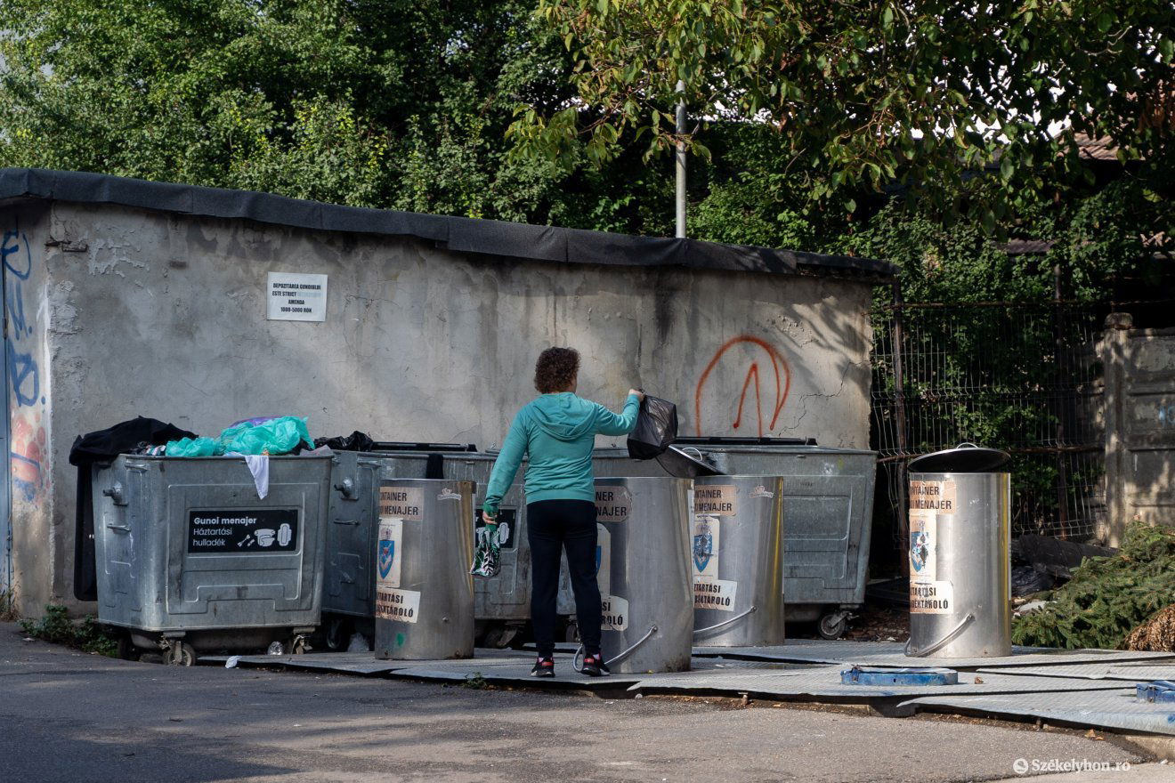 Van, ahol viszonylag tiszta a kukák környéke is •  Fotó: Haáz Vince