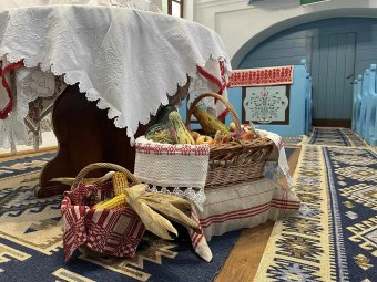 Őszi hálaadási ünnepre készülnek Szásznádas egyik falujában