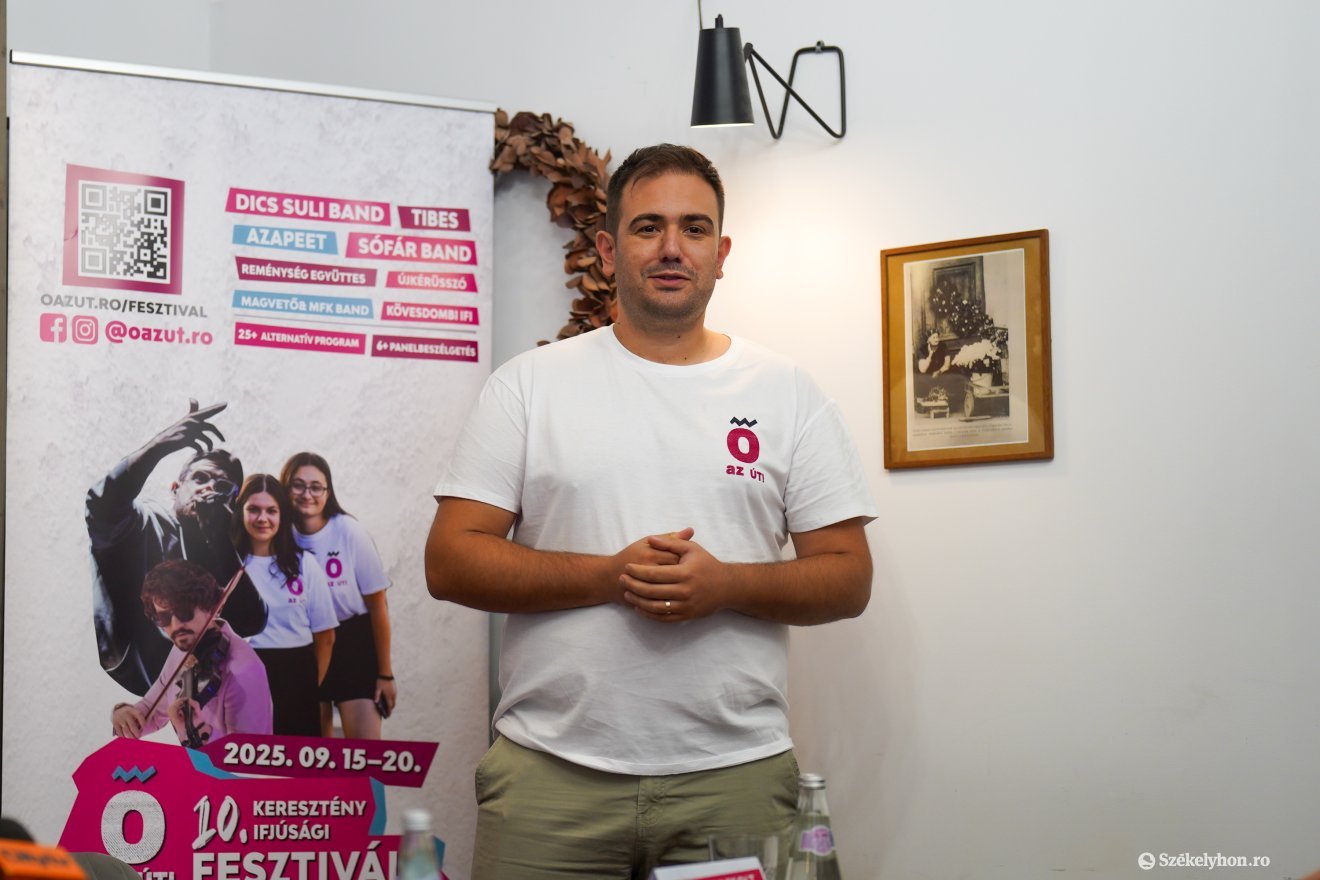 Bereczki Zsolt, főszervező •  Fotó: Haáz Vince