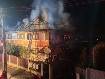 Nyolcan hagyták el a lángokban álló házat Marosszentgyörgyön