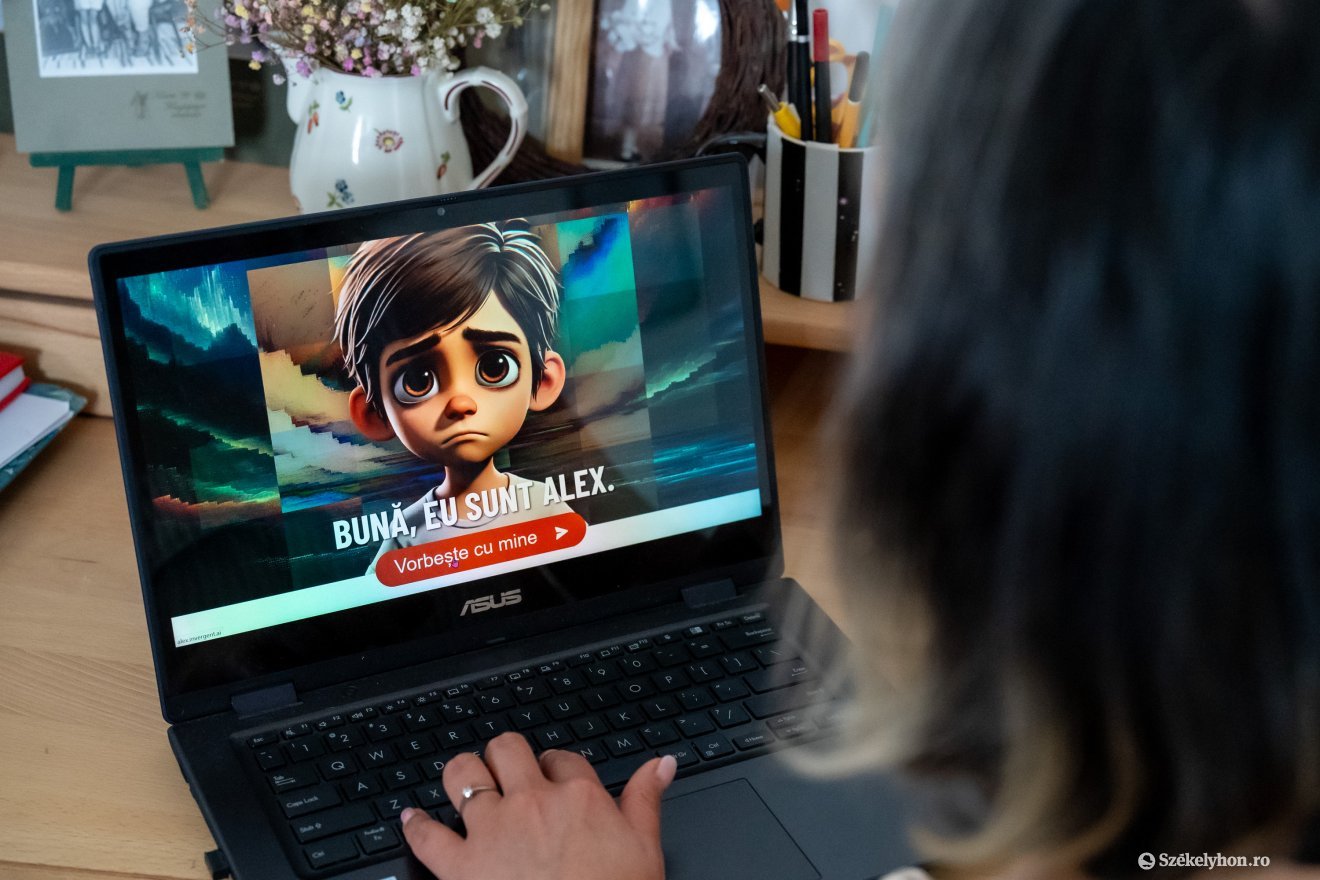 Bárki kapcsolatba léphet Alexszel, a tízéves mesterséges intelligencia-kisfiúval •  Fotó: Haáz Vince