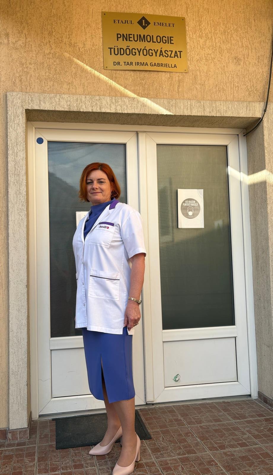 Tar Irma tüdőgyógyász •  Fotó: Erdőszentgyörgyi városi kórház